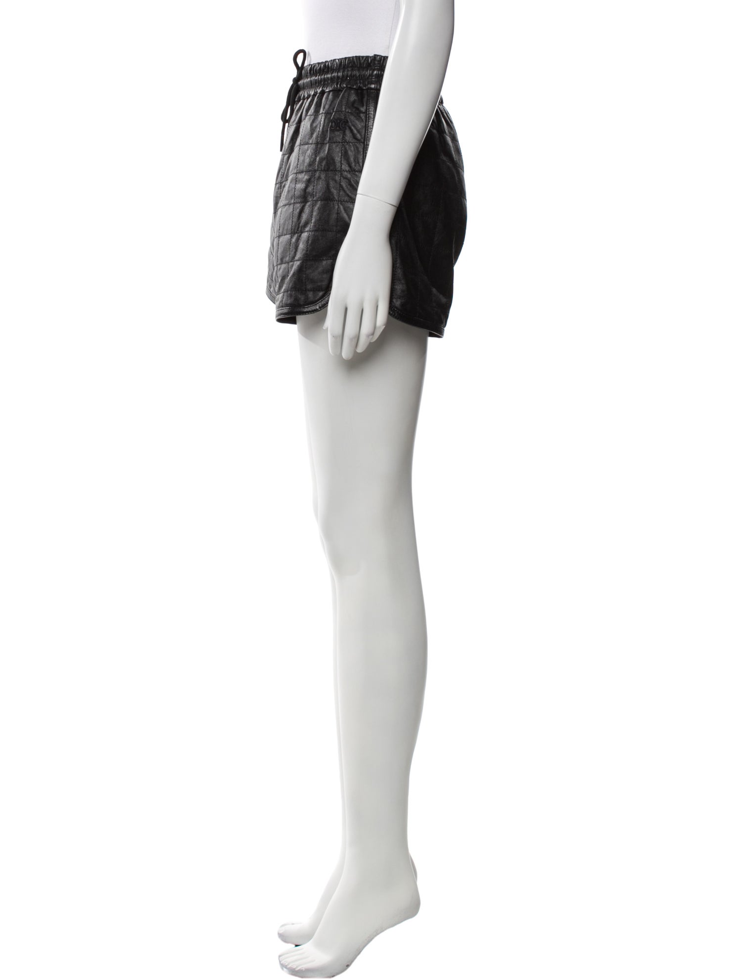 Celine Leather Mini Shorts