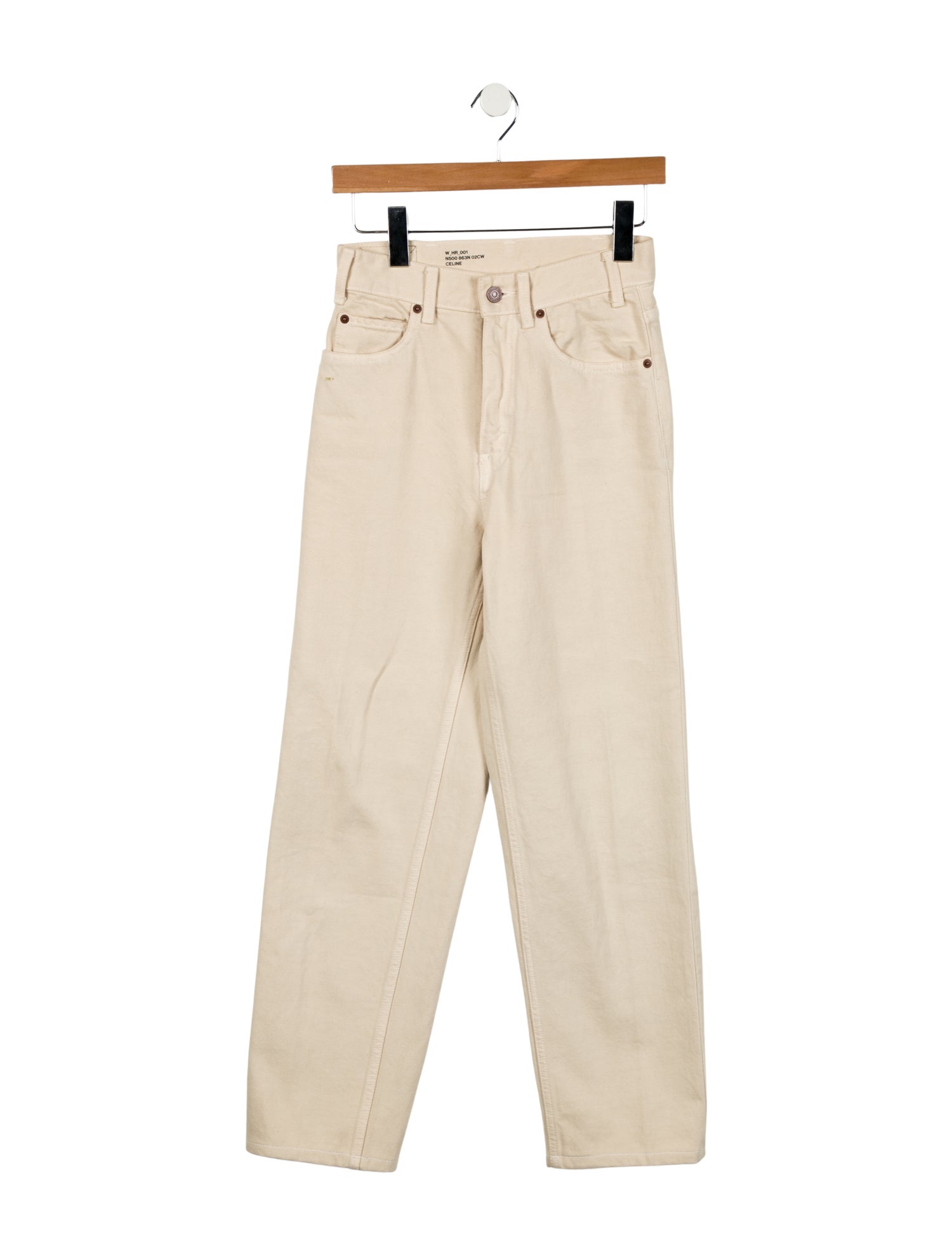 Celine High-Rise Straight Leg Jeans