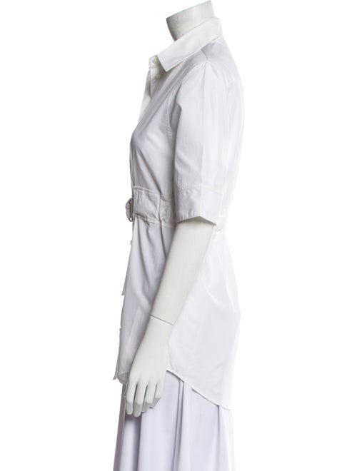 Celine Three-Quarter Sleeve Button-Up Top