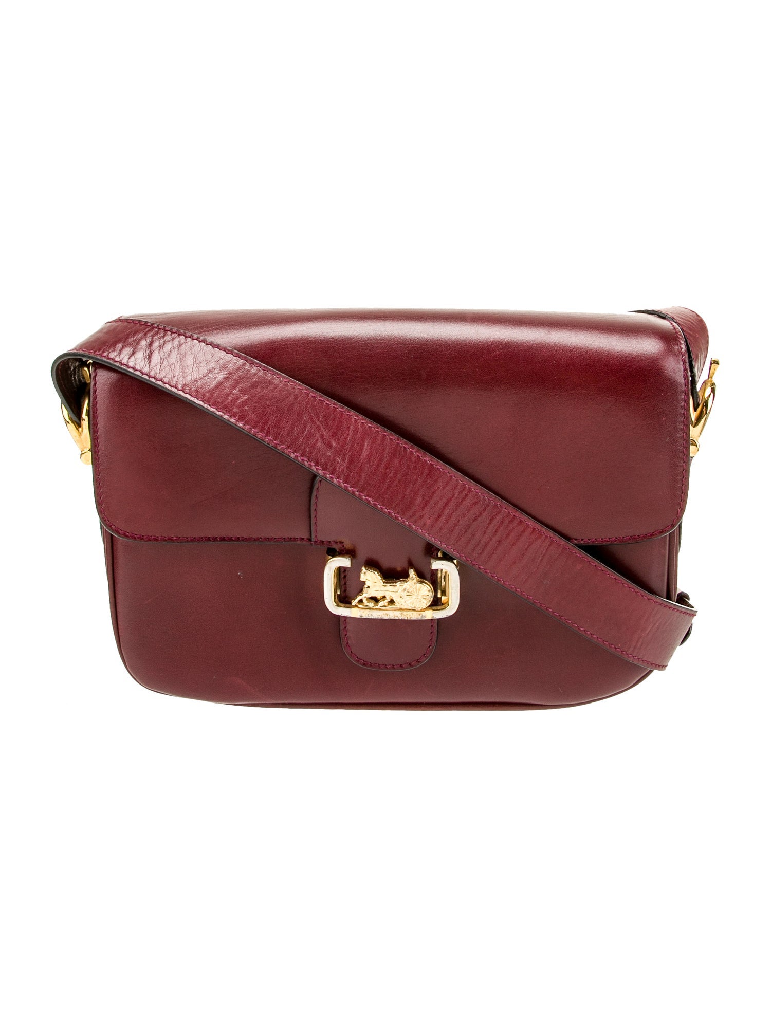 Celine Leather Crossbody Bag Vintage