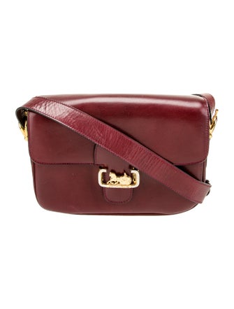 Celine Leather Crossbody Bag Vintage