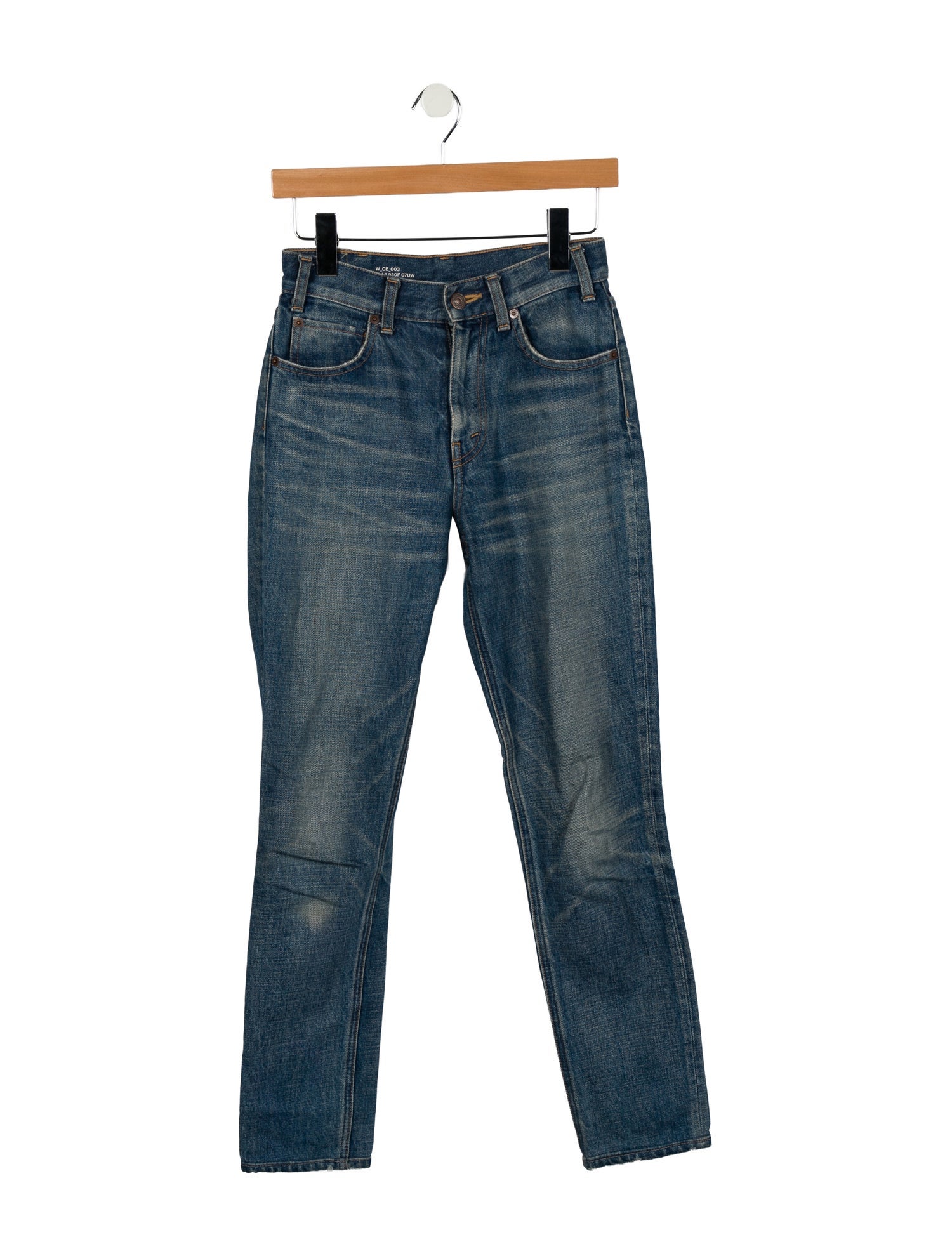 Celine High-Rise Straight Leg Jeans