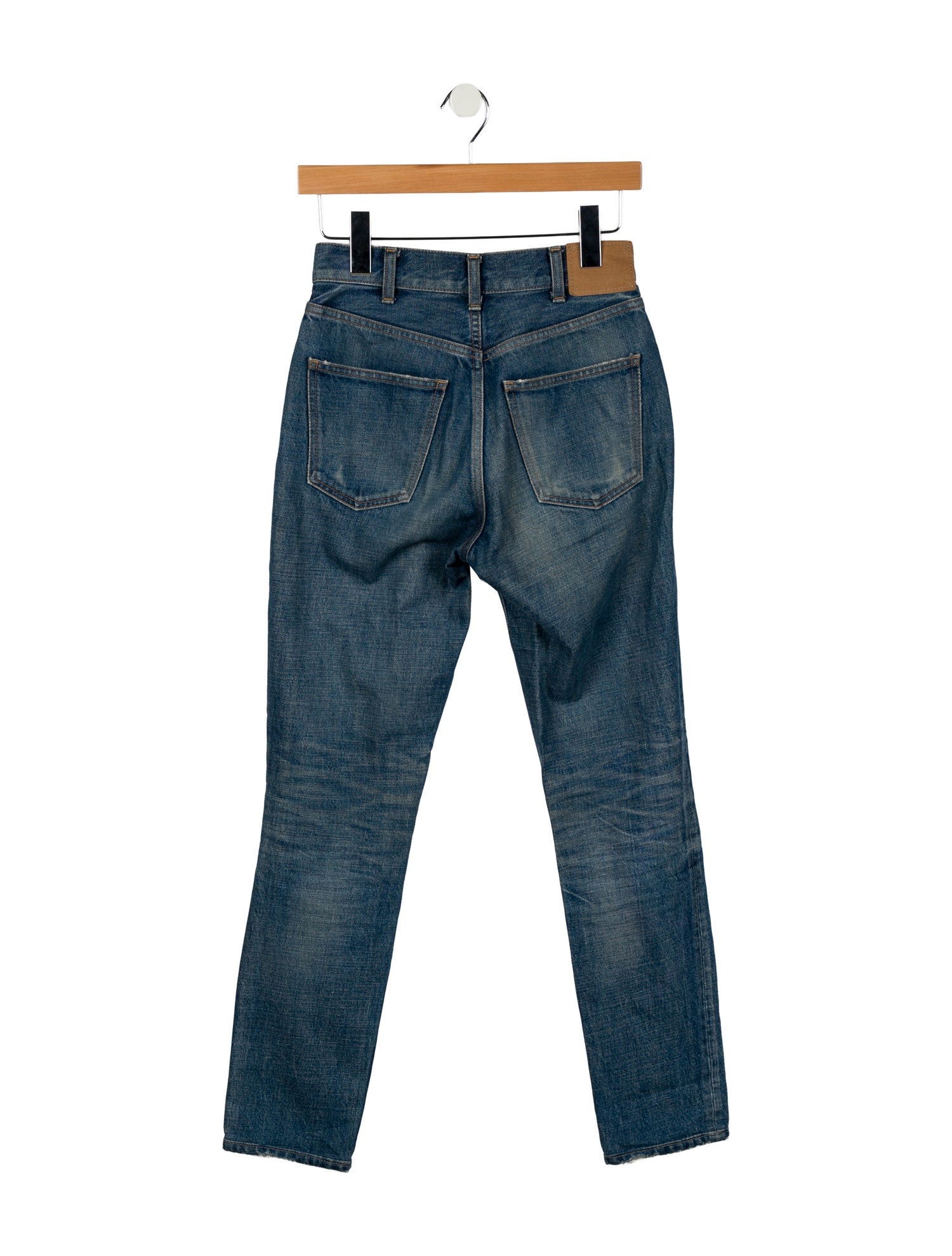 Celine High-Rise Straight Leg Jeans