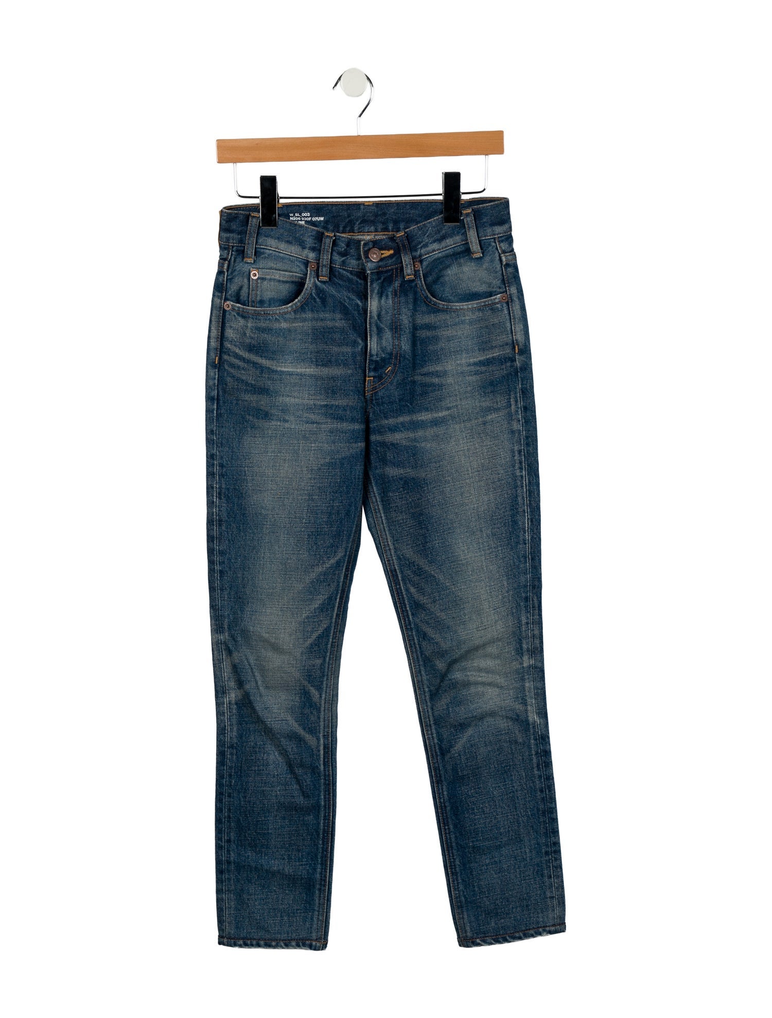 Celine Mid-Rise Straight Leg Jeans
