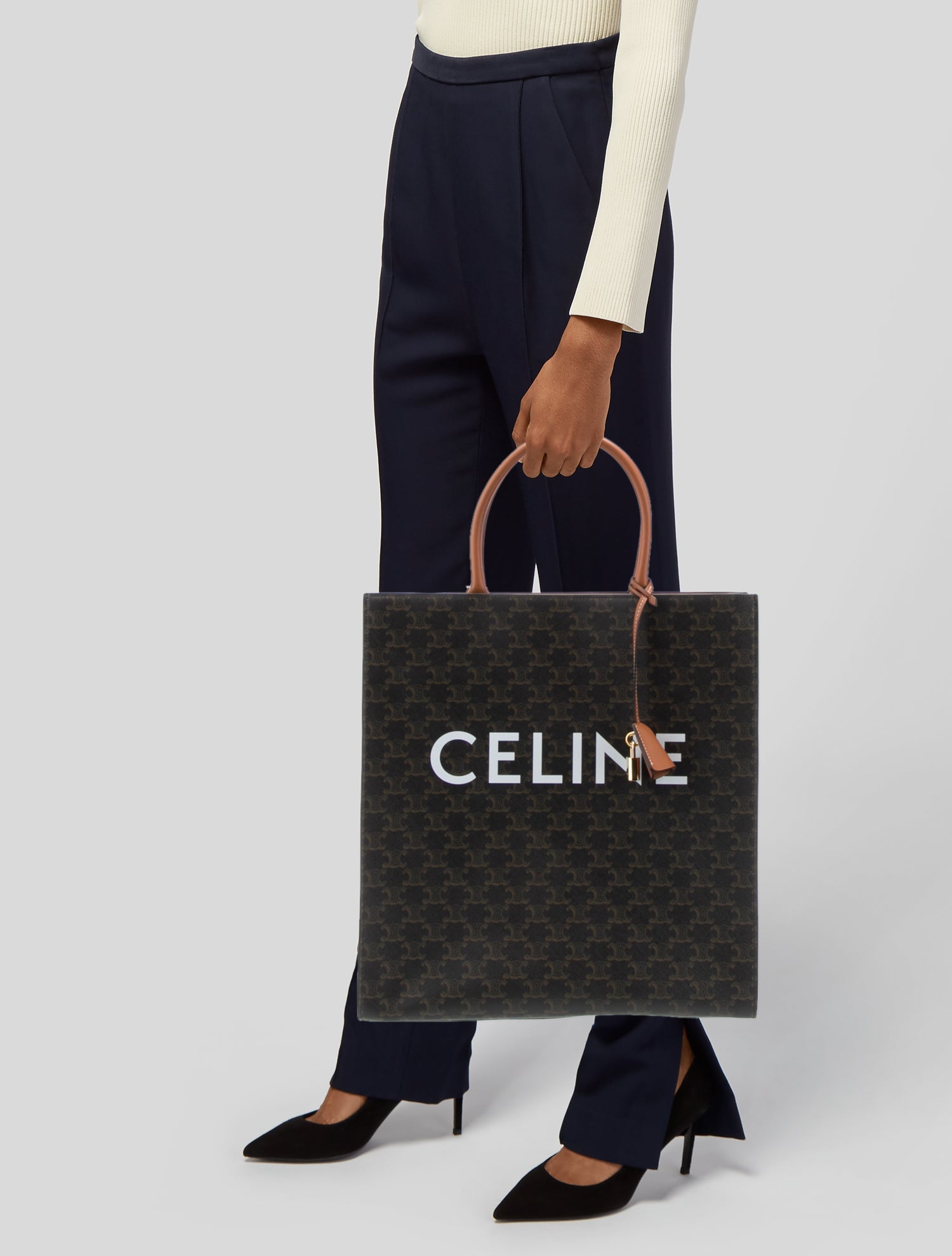 Celine Triomphe Vertical Cabas w/ Tags