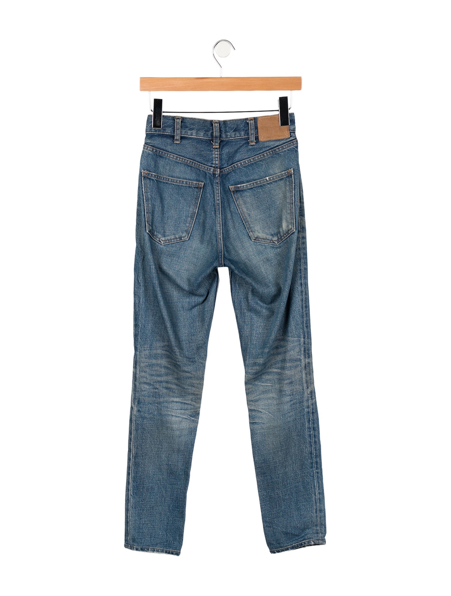 Celine Mid-Rise Skinny Leg Jeans