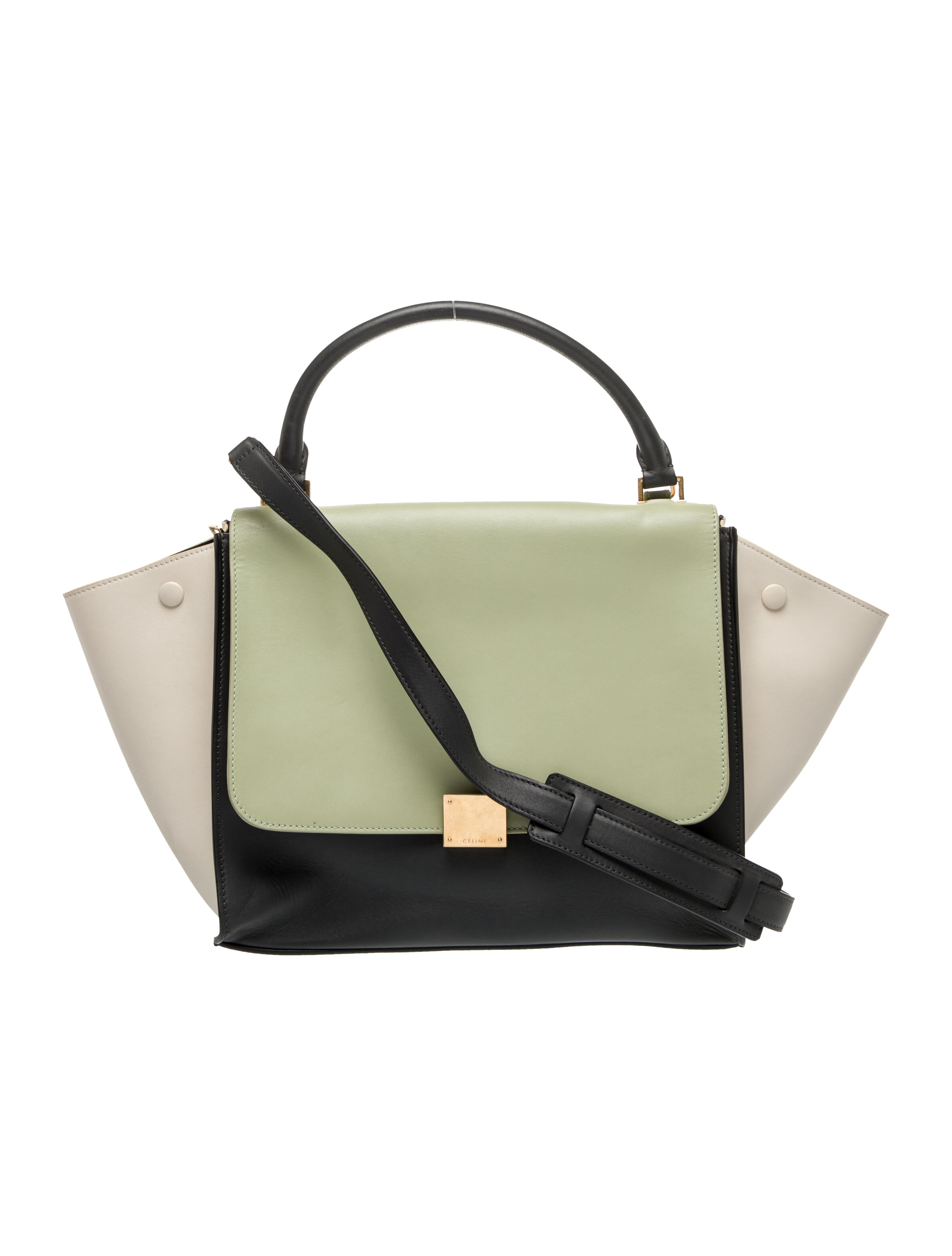 Celine Leather Trapeze