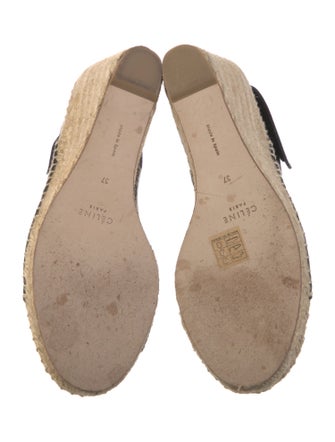Celine Leather Espadrilles