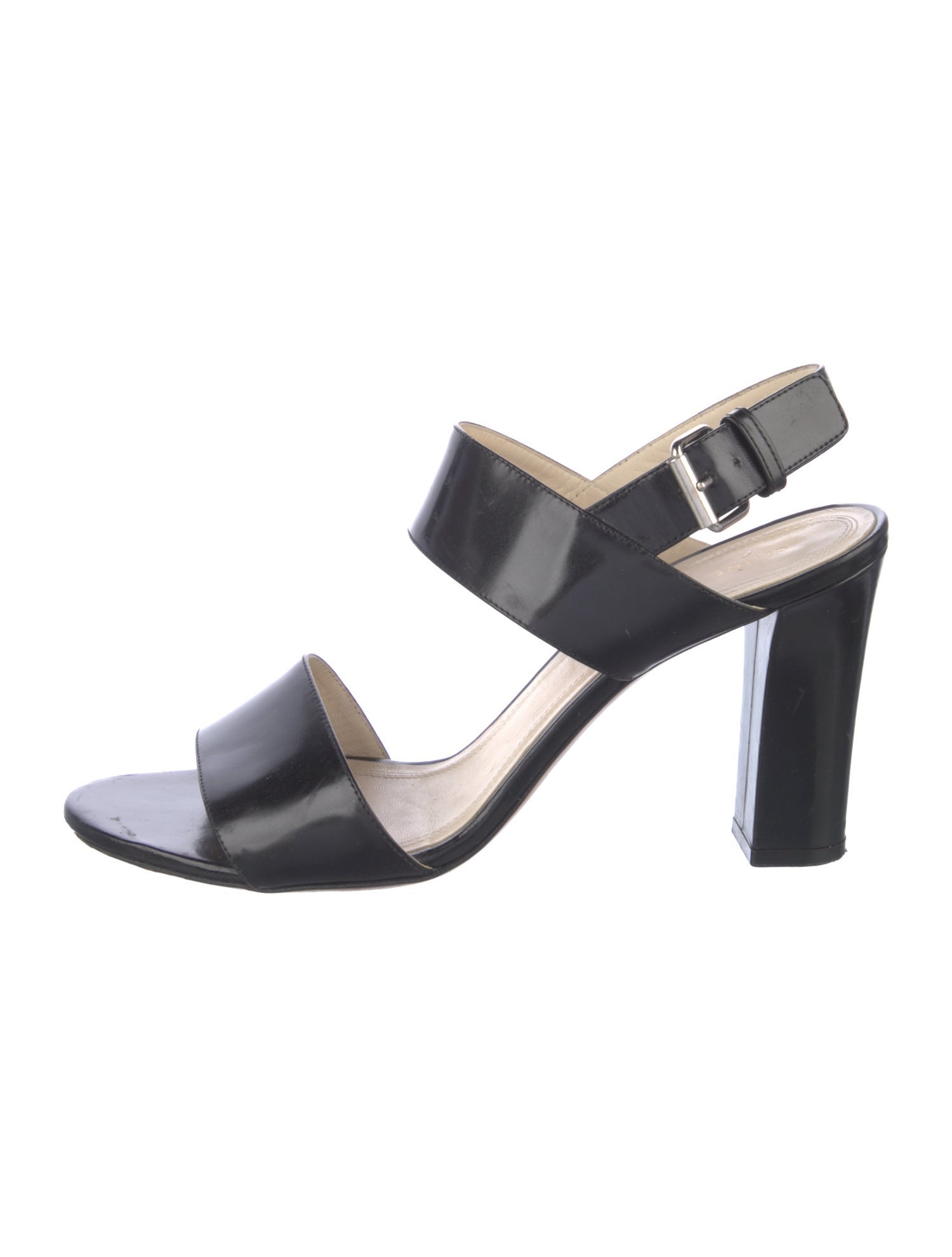 Celine Leather Slingback Sandals