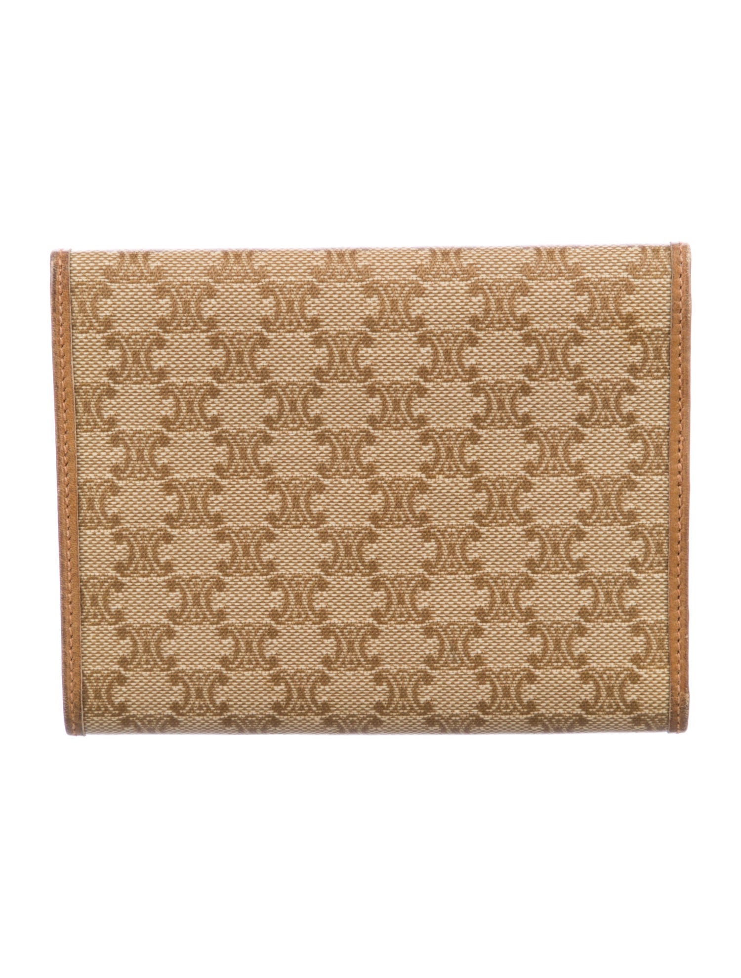 Celine Triomphe Printed Compact Wallet