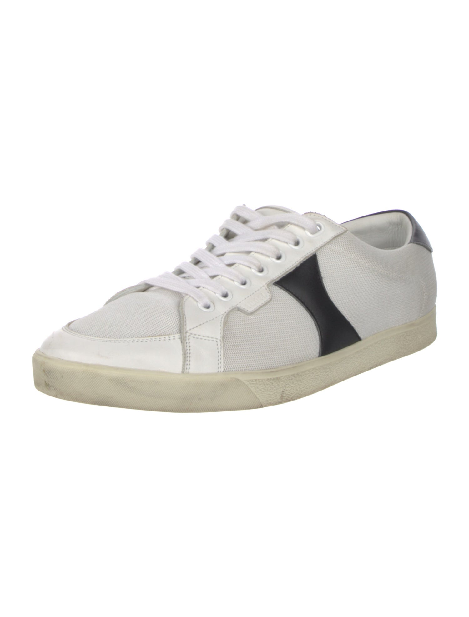 Celine Leather Trim Embellishment Sneakers