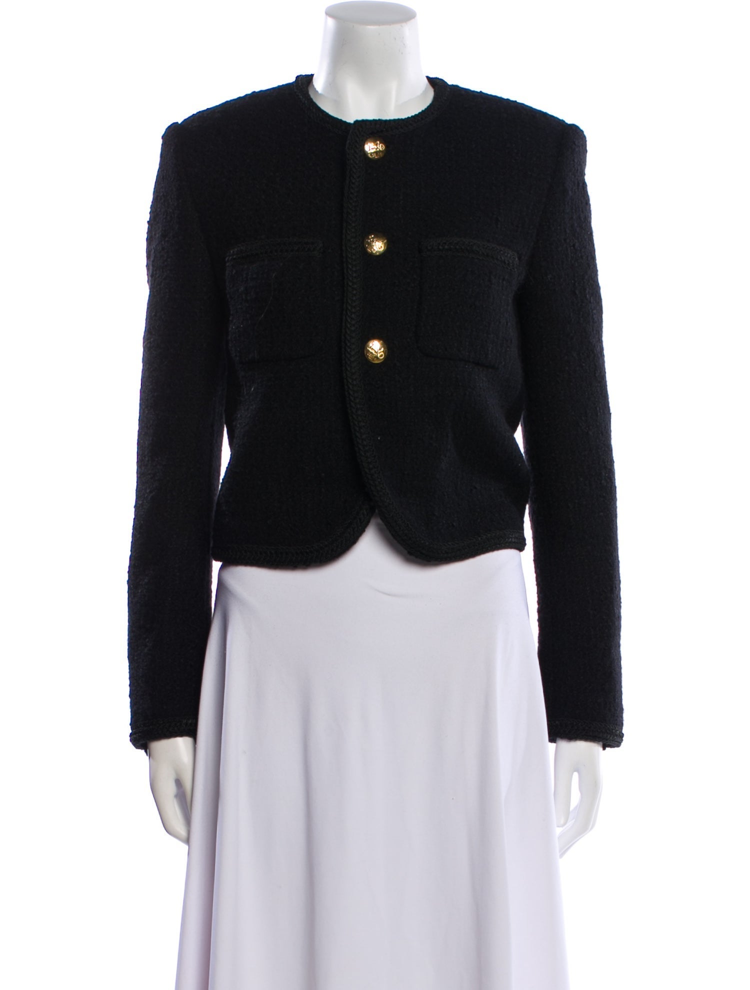 Celine Chasseur Tweed Wool Jacket