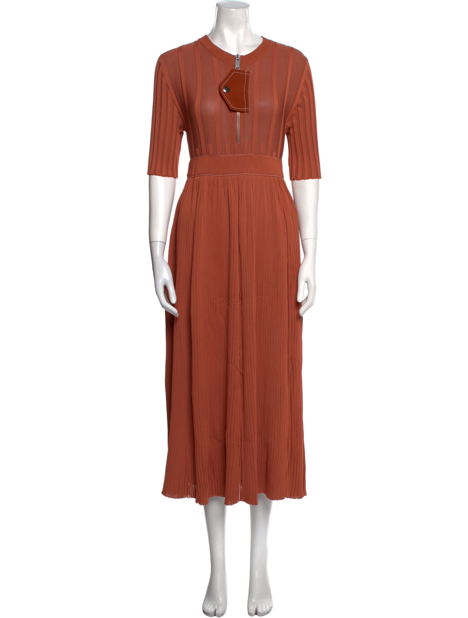 Celine Crew Neck Long Dress