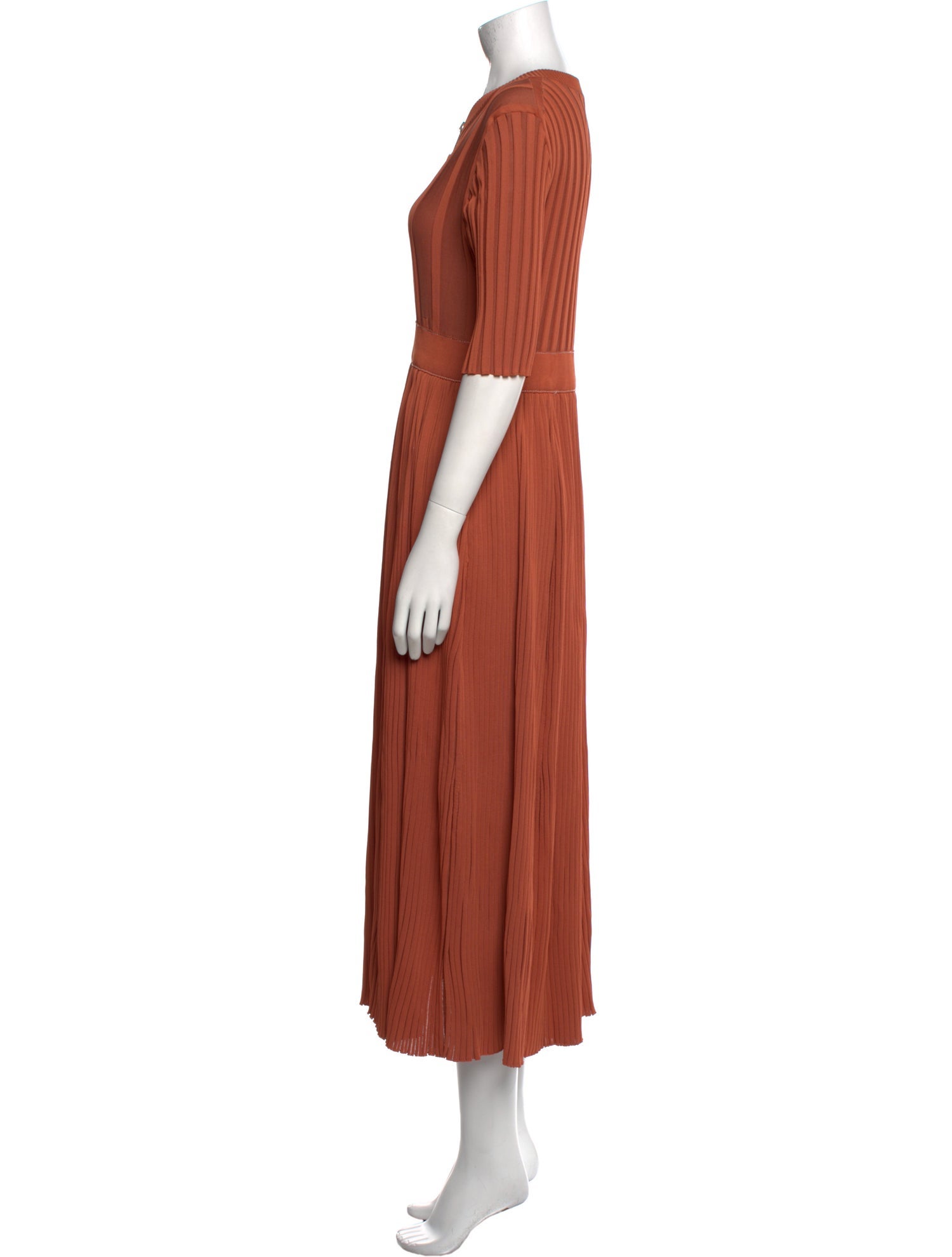 Celine Crew Neck Long Dress