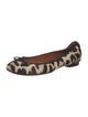 Celine Ponyhair Animal Print Flats