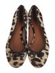 Celine Ponyhair Animal Print Flats