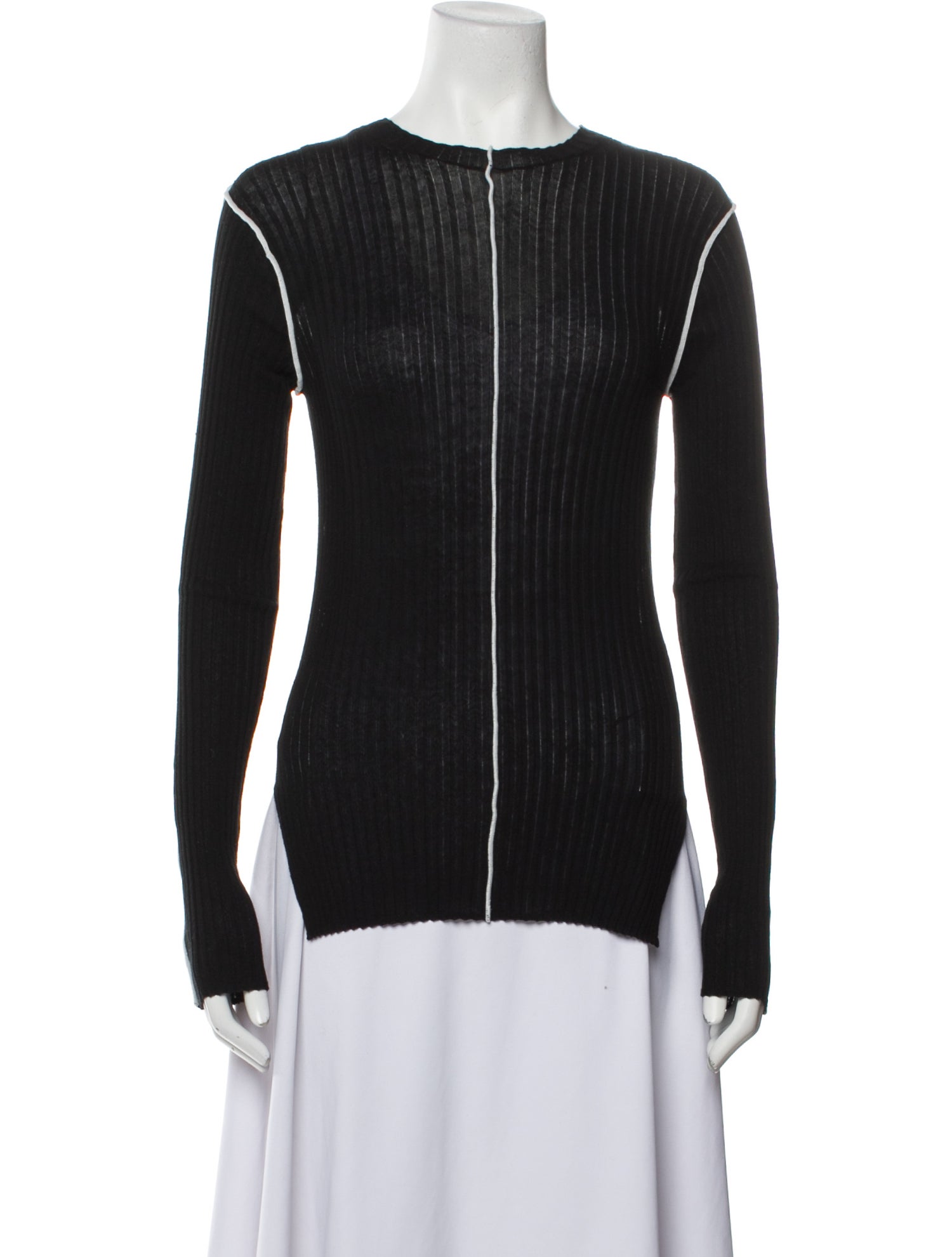 Celine Crew Neck Long Sleeve Top w/ Tags