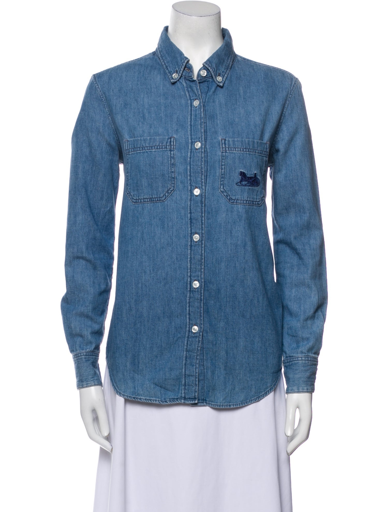 Celine Long Sleeve Button-Up Top