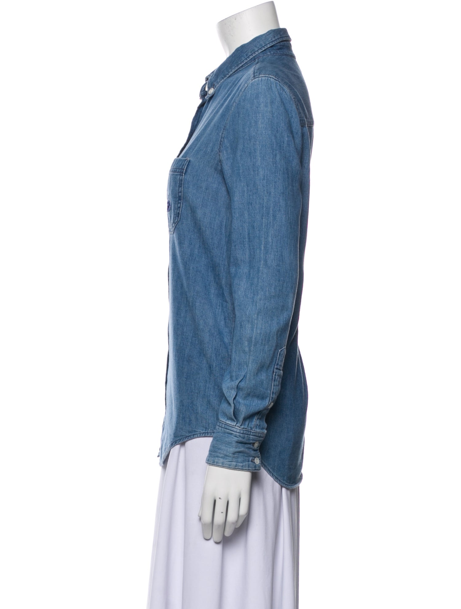 Celine Long Sleeve Button-Up Top