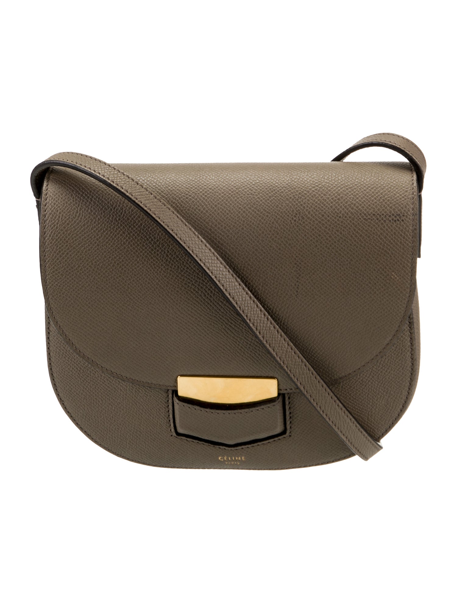 Celine Leather Trotteur Small
