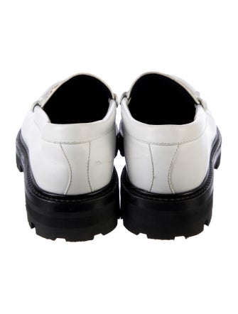 Celine Horsebit Accent Leather Loafers