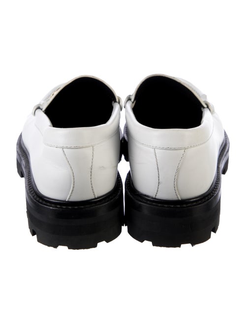 Celine Horsebit Accent Leather Loafers