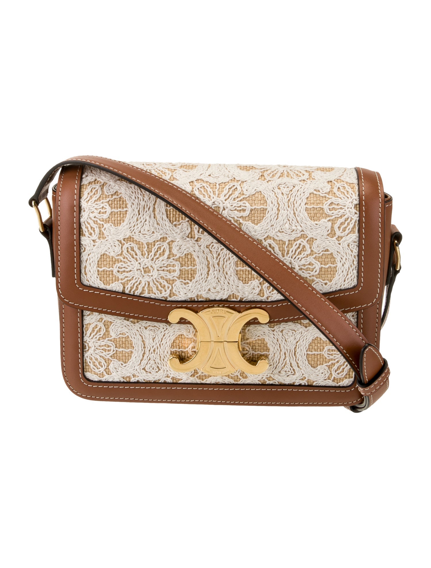 Celine Leather Triomphe Teen 2023