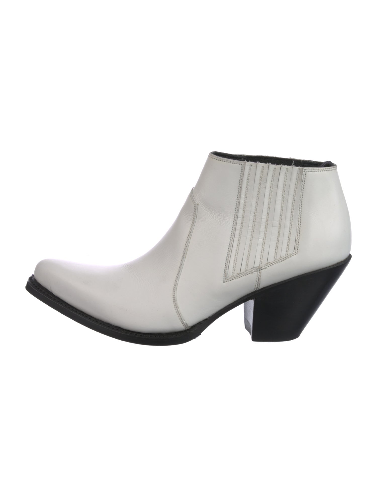 Celine Leather Western Boots