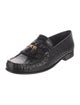 Celine Embossed Leather Loafers
