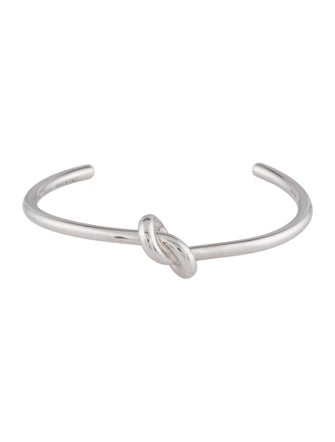 Celine Extra-Thin Knot Cuff Bracelet