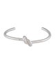 Celine Extra-Thin Knot Cuff Bracelet