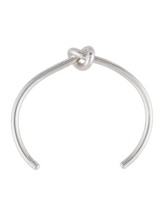 Celine Extra-Thin Knot Cuff Bracelet
