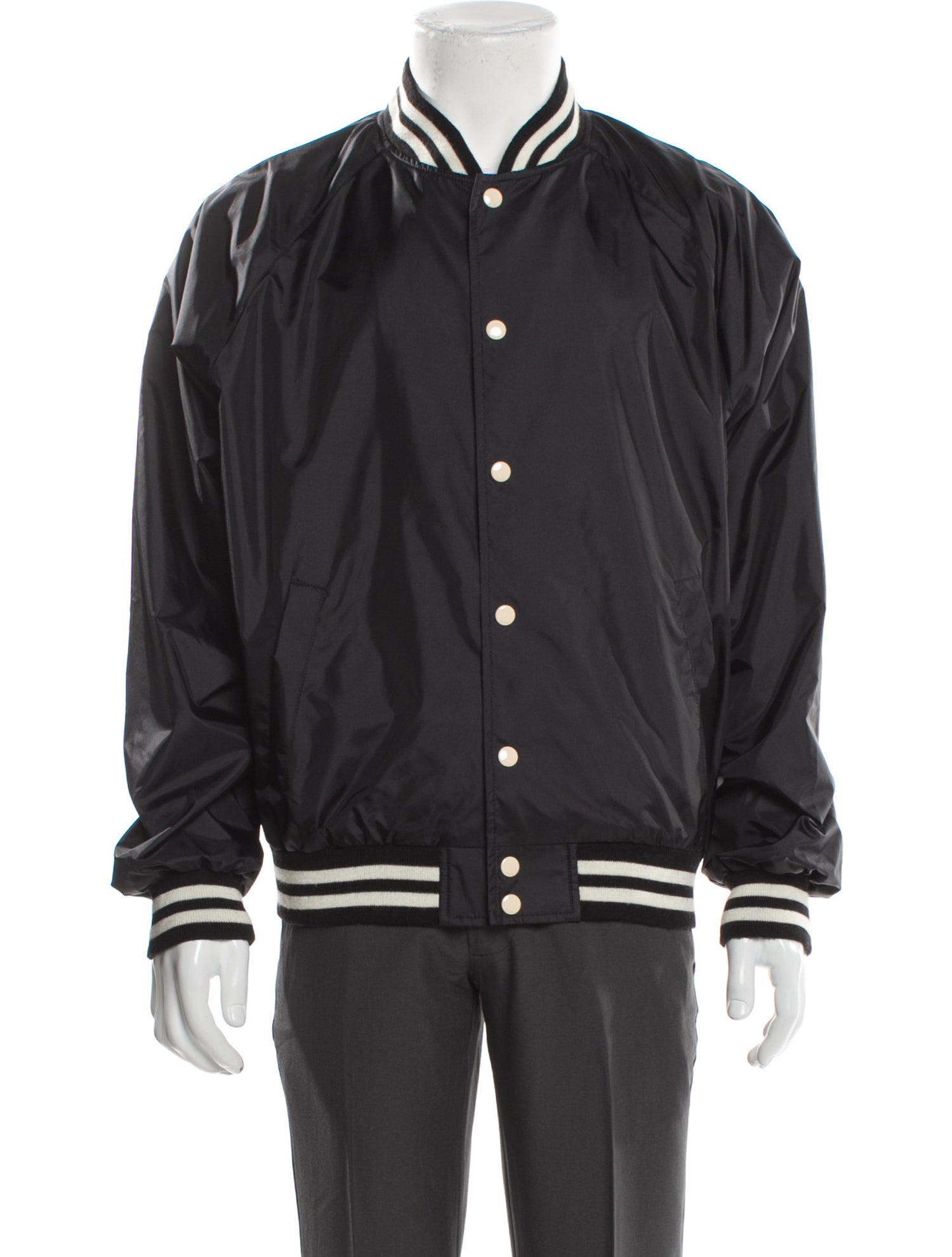 Celine Striped Bomber Jacket