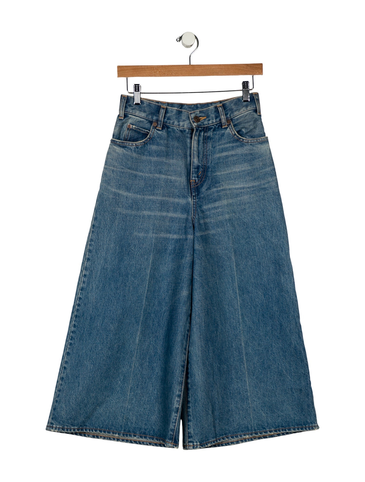 Celine High-Rise Wide Leg Jeans