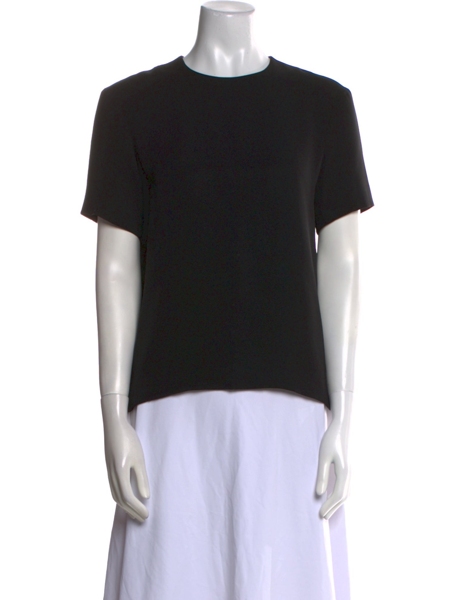 Celine Silk Crew Neck T-Shirt