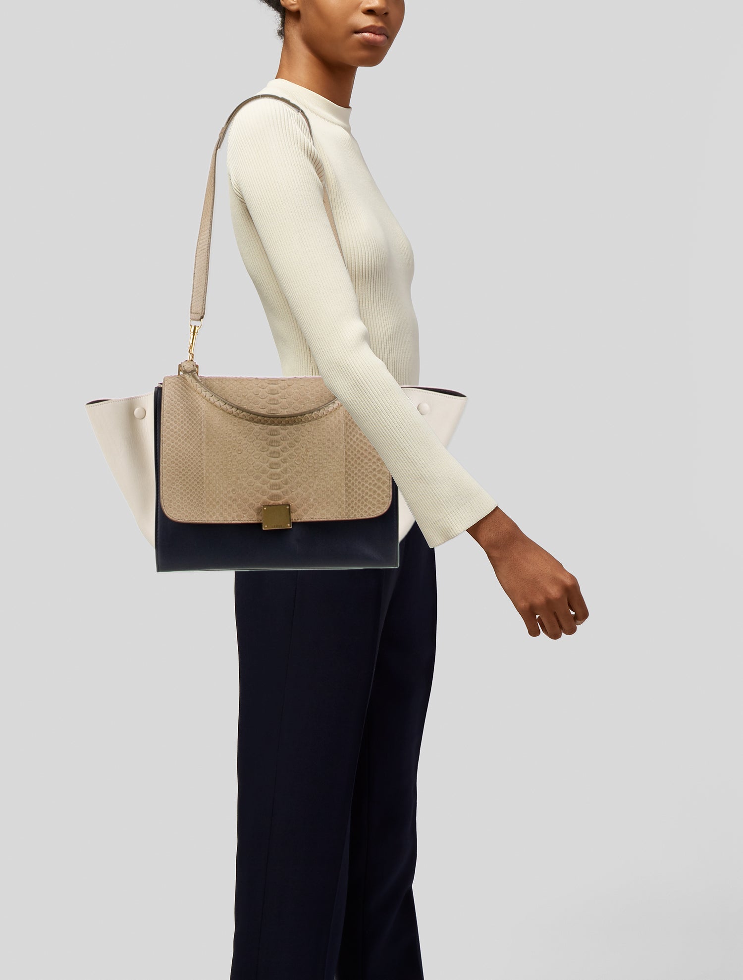 Celine Leather Trapeze Medium