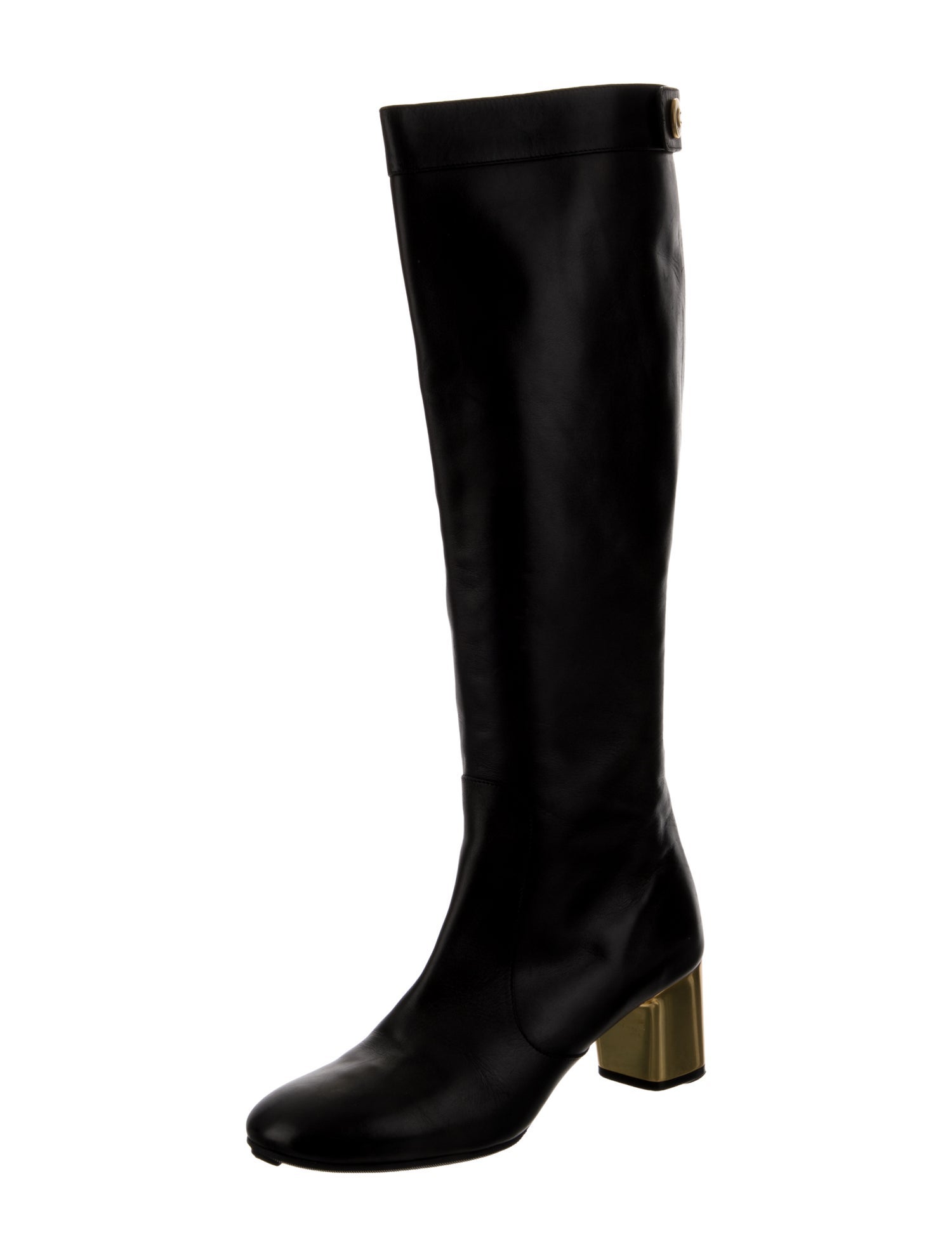 Celine Leather Riding Boots