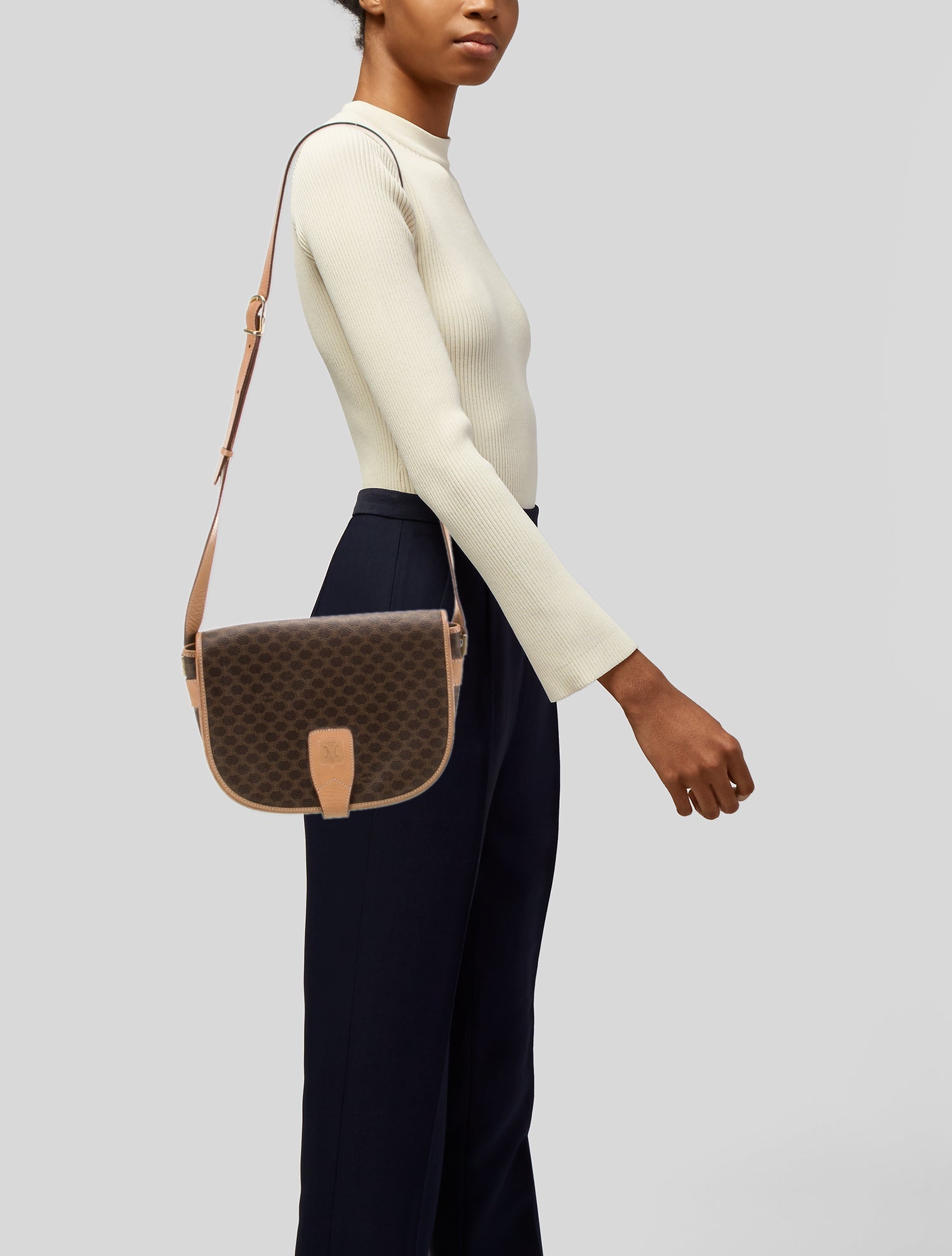 Celine Macadam Messenger Bag Vintage