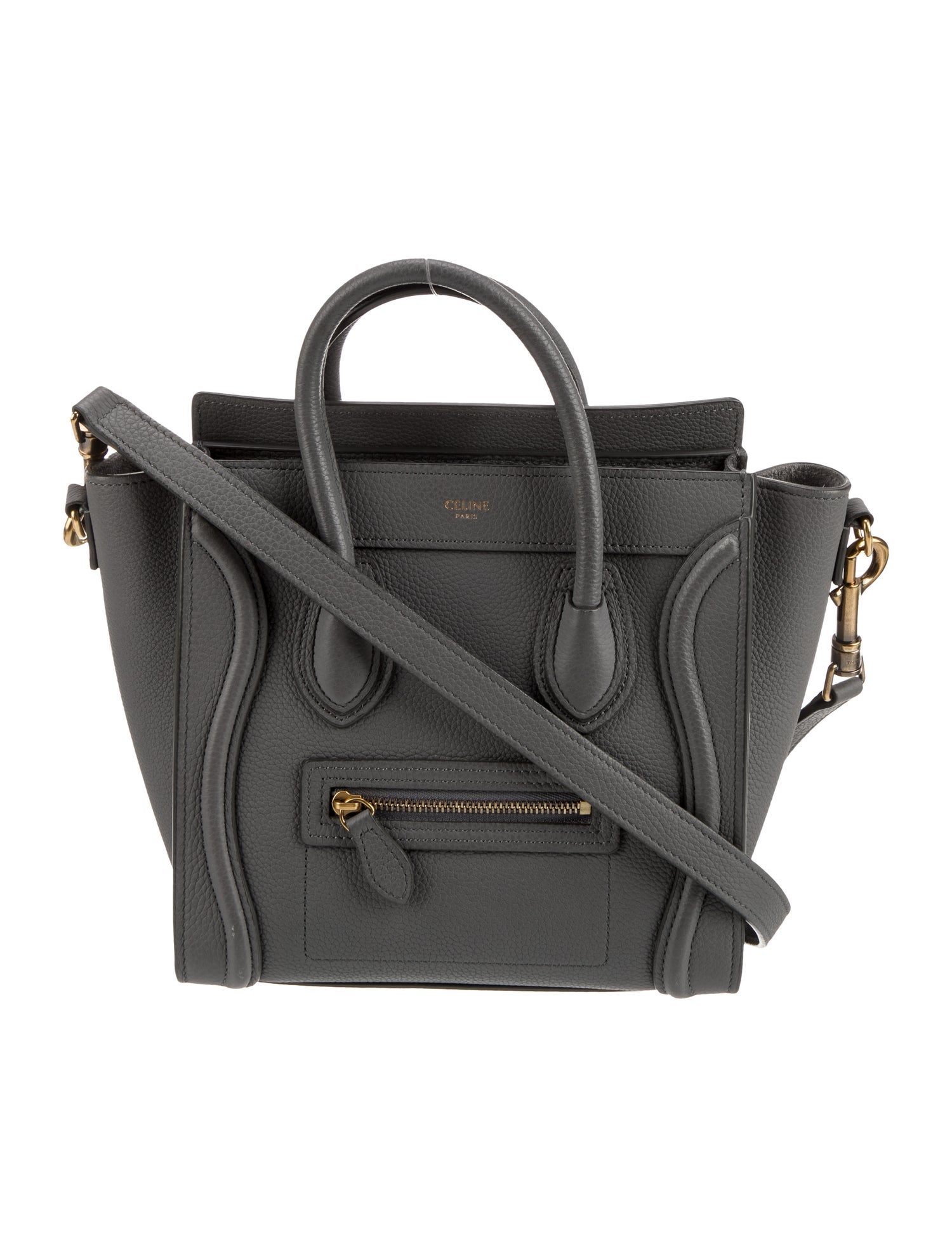 Celine Leather Luggage Nano 2022