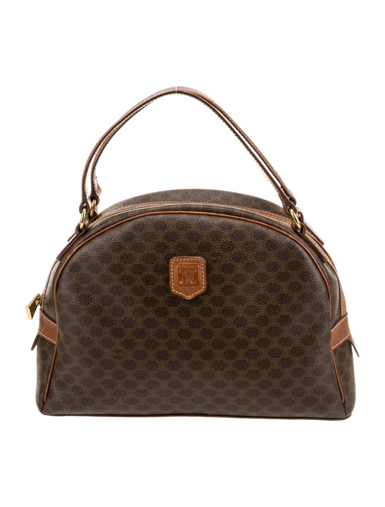 Celine Macadam Top Handle Bag Vintage