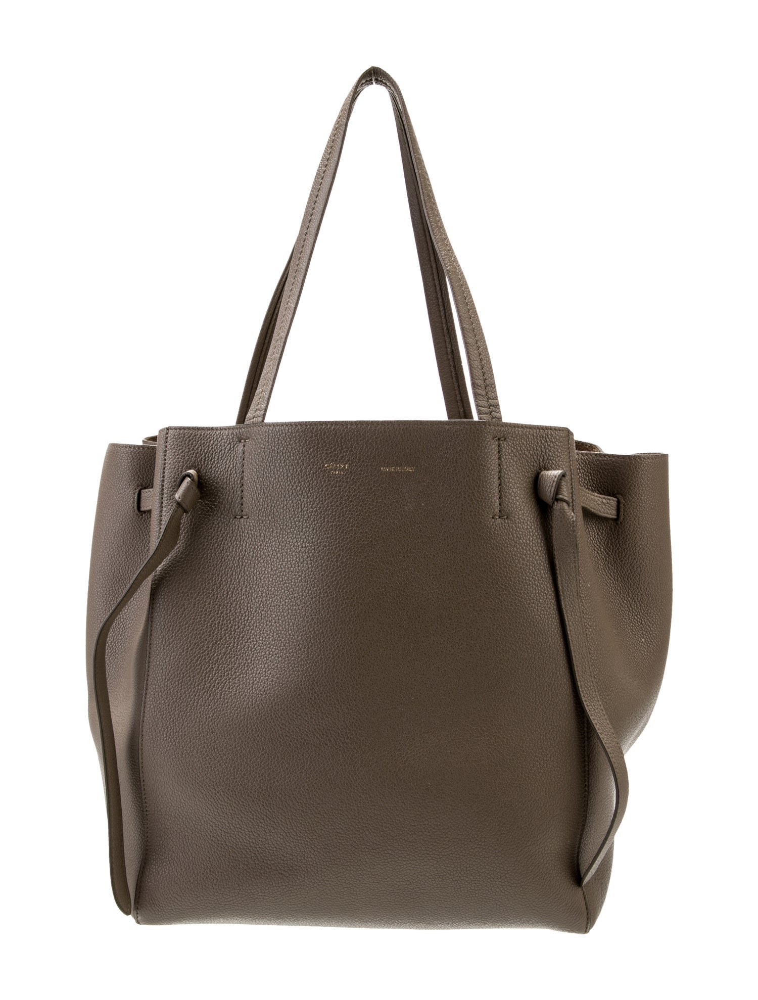 Celine Leather Cabas Phantom w/Belt Small