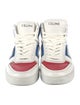 Celine Leather Colorblock Pattern Sneakers