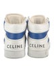Celine Leather Colorblock Pattern Sneakers