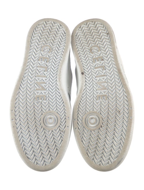 Celine Leather Colorblock Pattern Sneakers