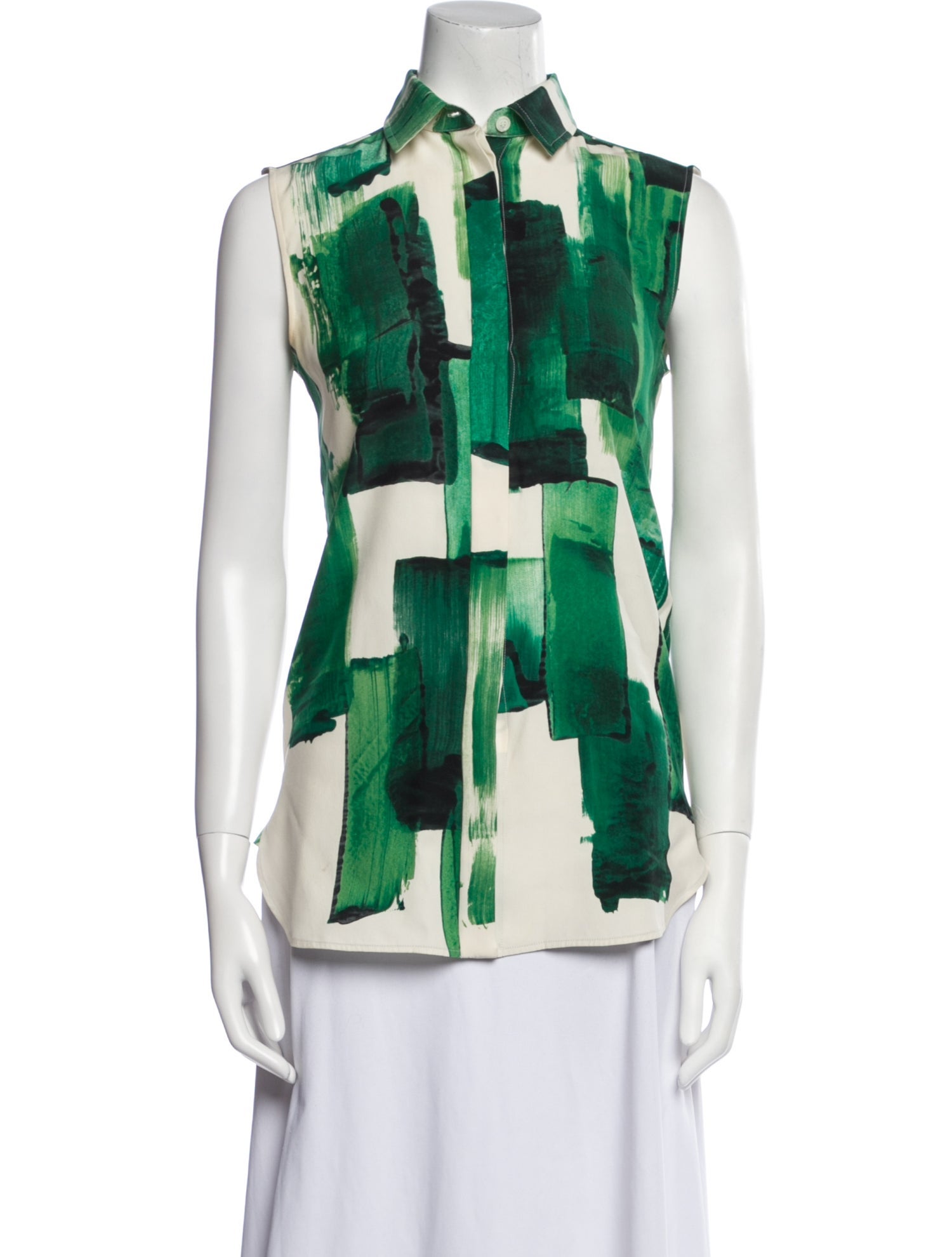 Celine 2012 Silk Button-Up Top