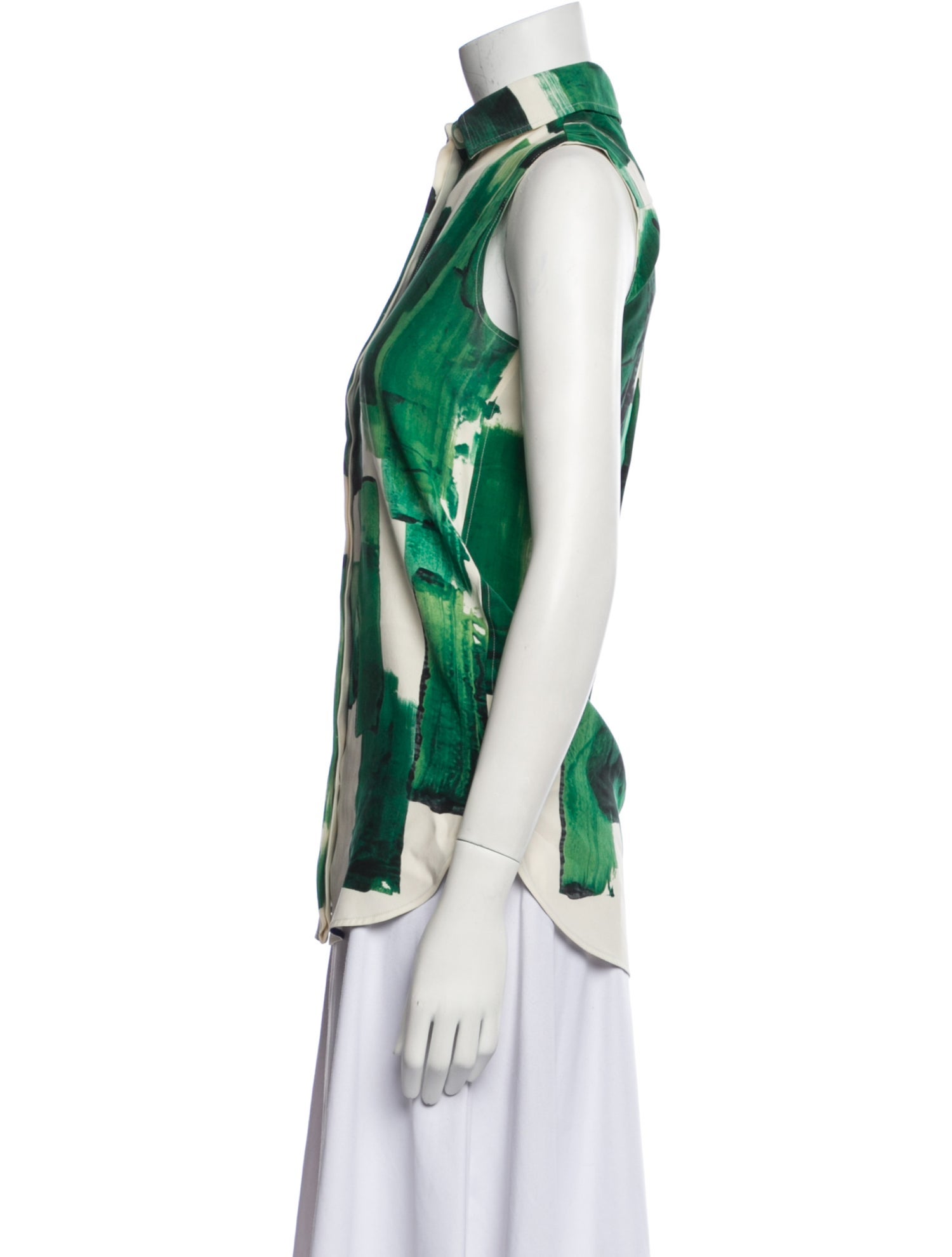 Celine 2012 Silk Button-Up Top