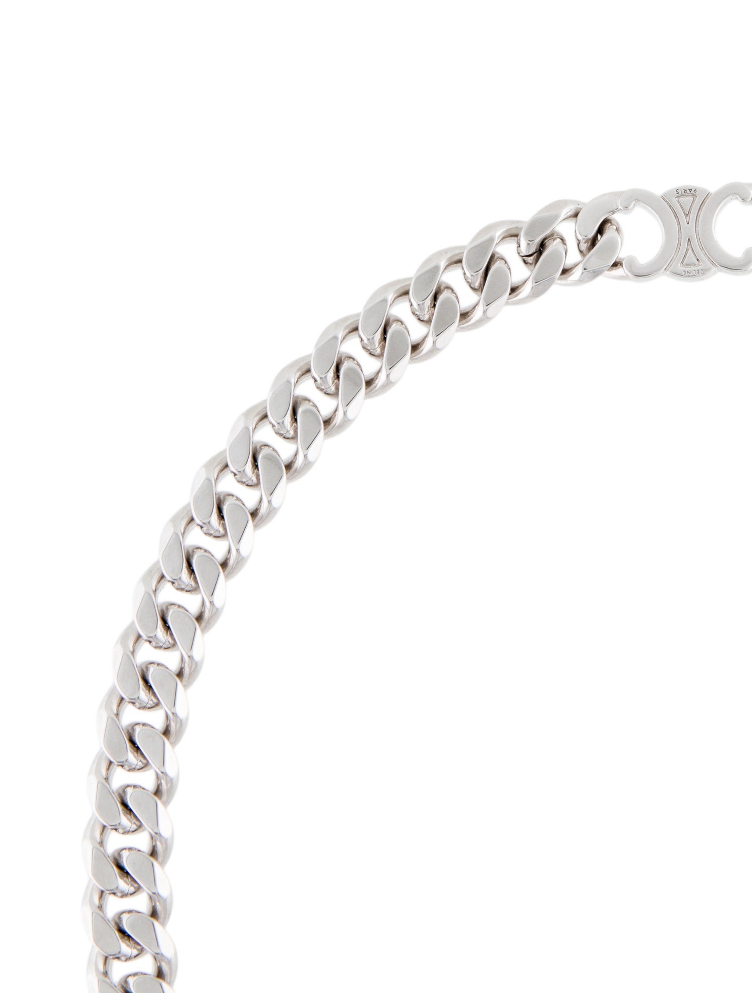 Celine Triomphe Gourmette Necklace Necklace