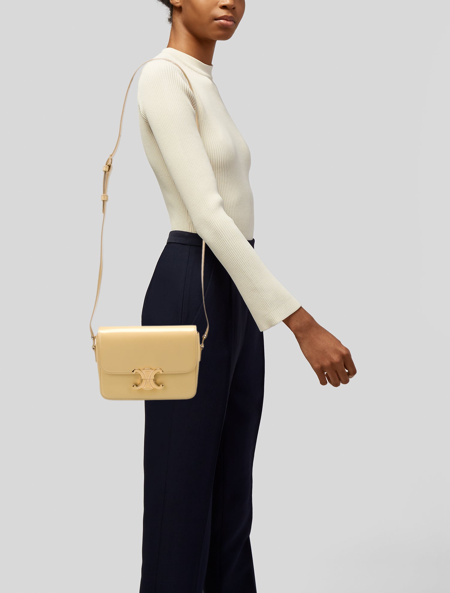 Celine Leather Triomphe Teen 2023