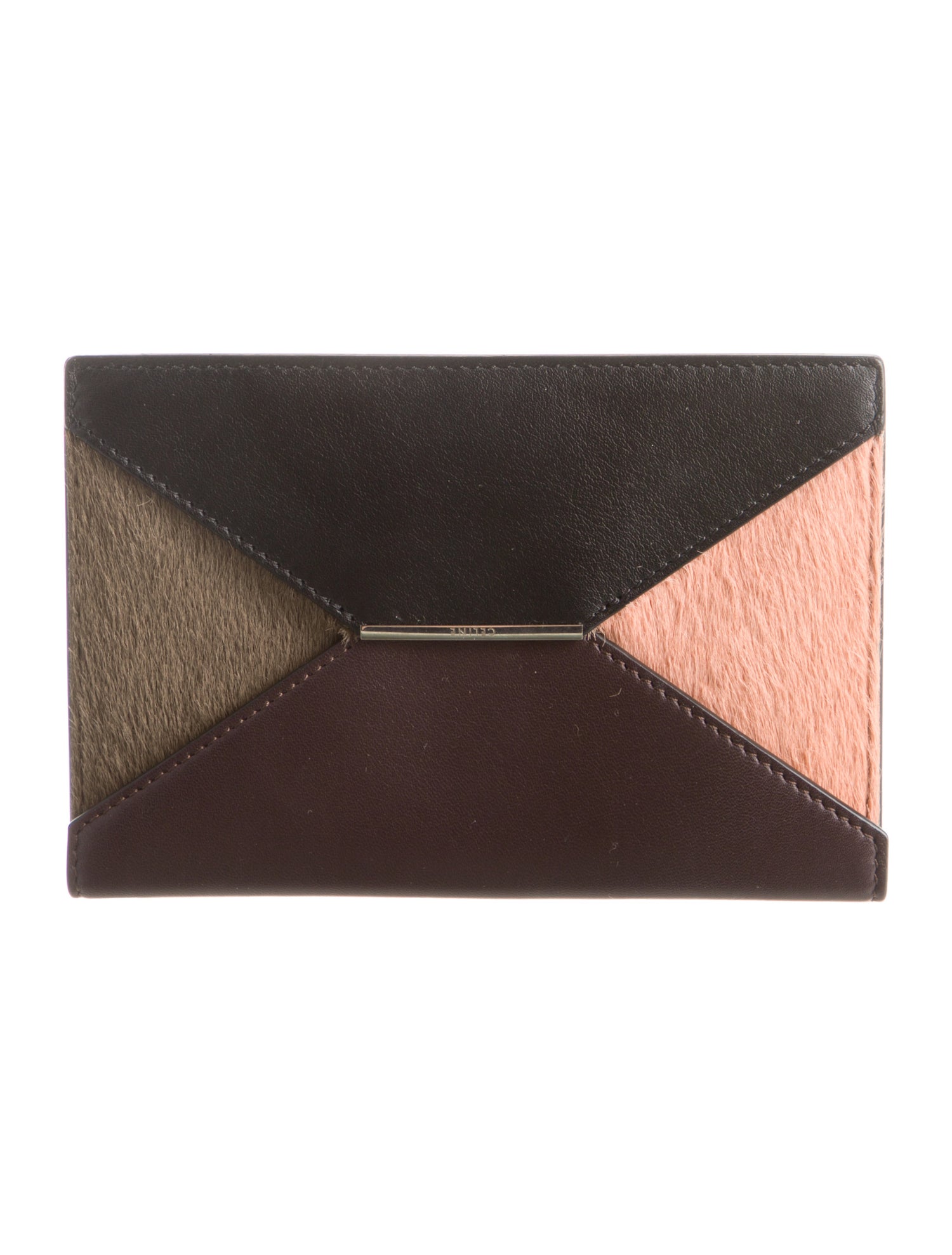 Celine 2013 Diamond Leather Cardholder Wallet