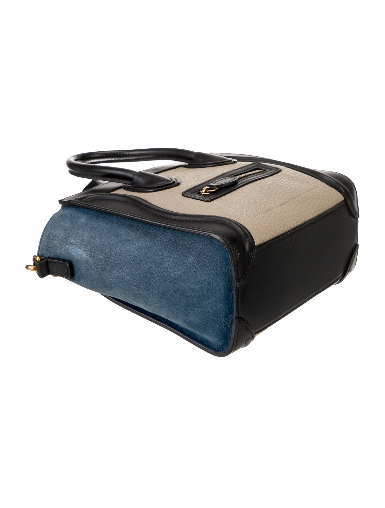 Celine Leather Top Handle Bag